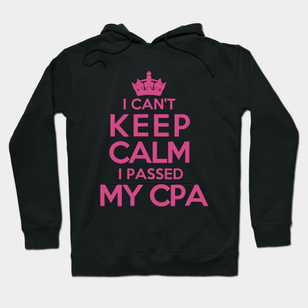 CPA Graduation Accountant Hoodie by luckyboystudio